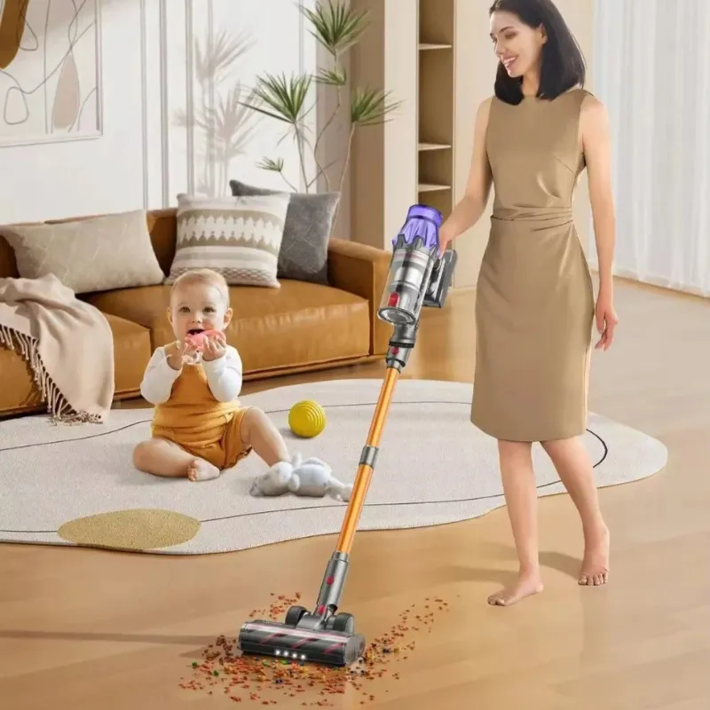 Odkurzacz podczas pracy