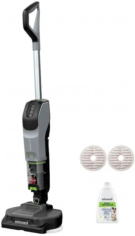Bissell SpinWave VAC+Pet 3898N wraz z detergentem.