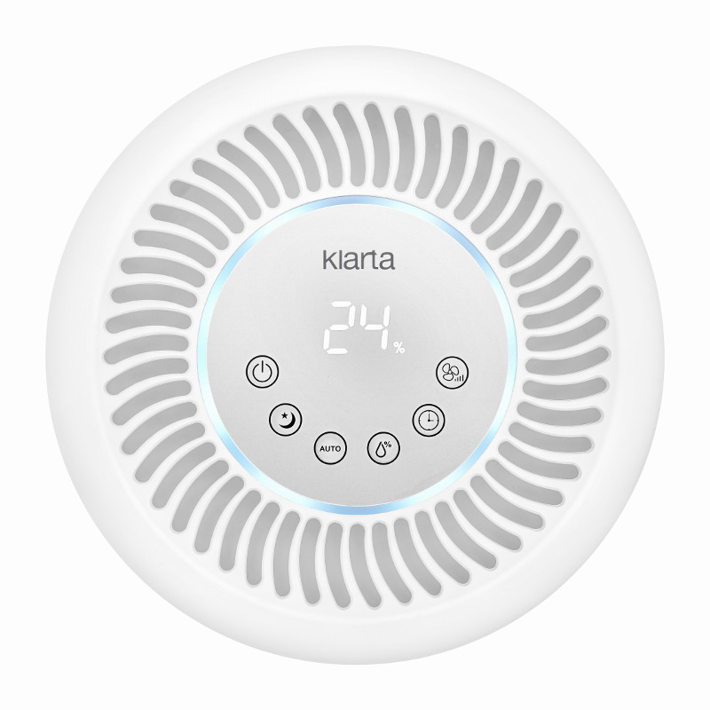 Wyświetlacz nawilżacza Klarta Humea White.