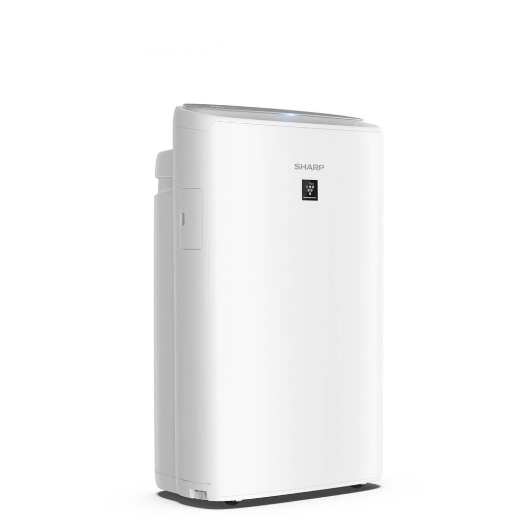 oczyszczacz powietrza Sharp-UA-KIN50E-W pod kątem 45 stopni