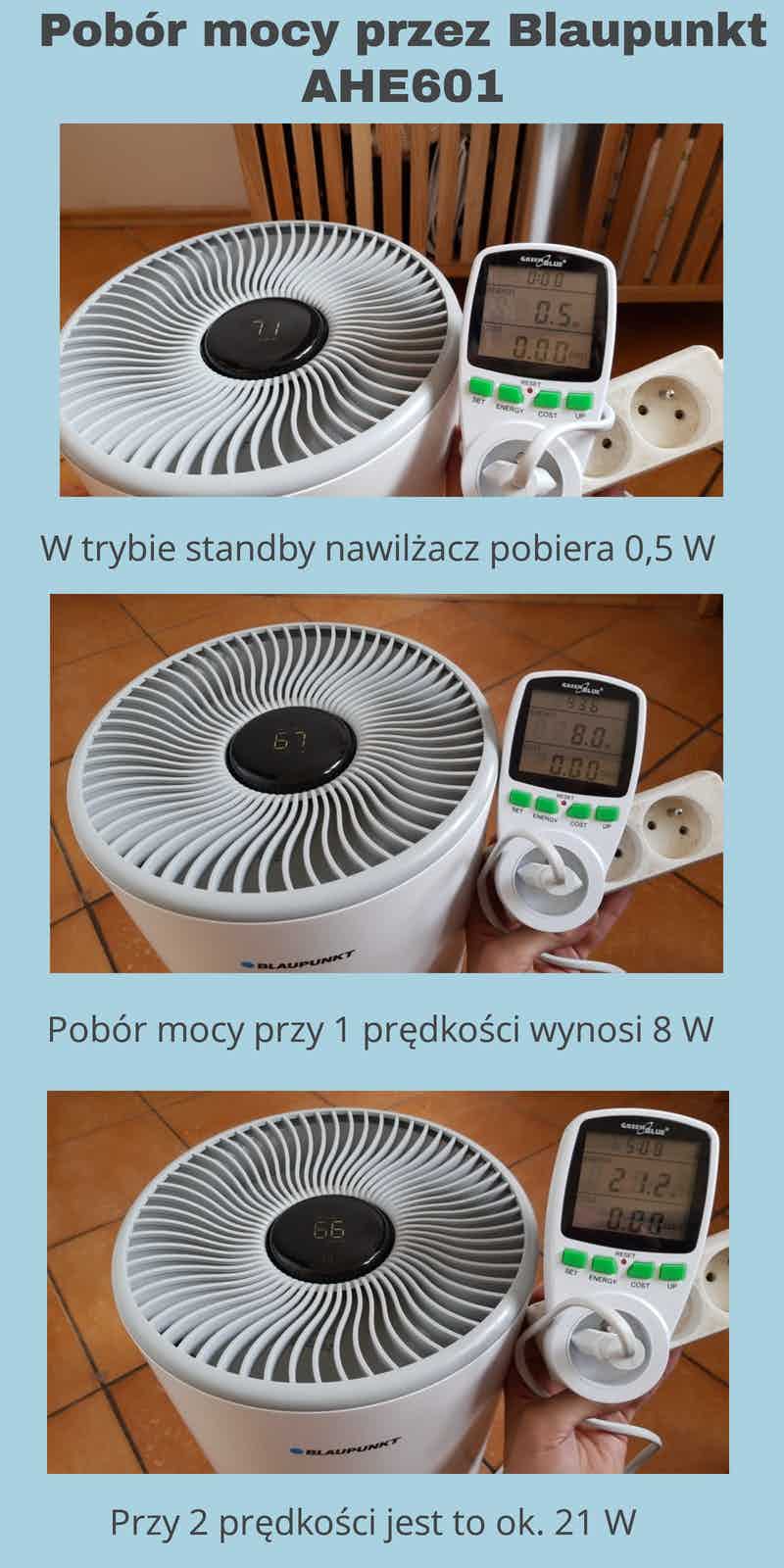 Pobór mocy Blaupunkt AHE601