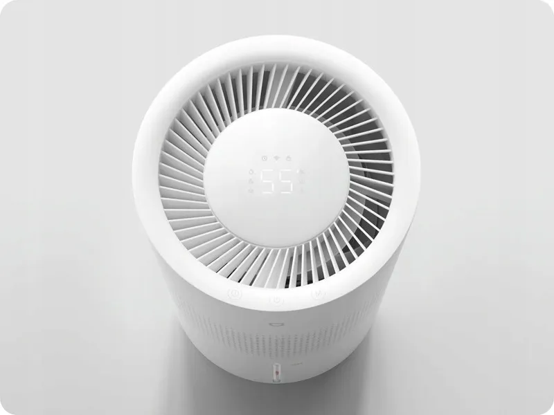 Xiaomi Smart Evaporative Pro z wyświetlaczem - widziane od góry.